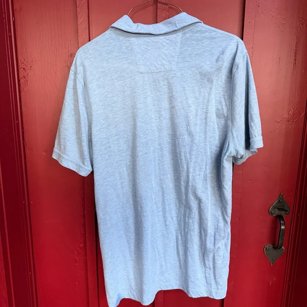 Banana Republic Light Blue Polo Shirt